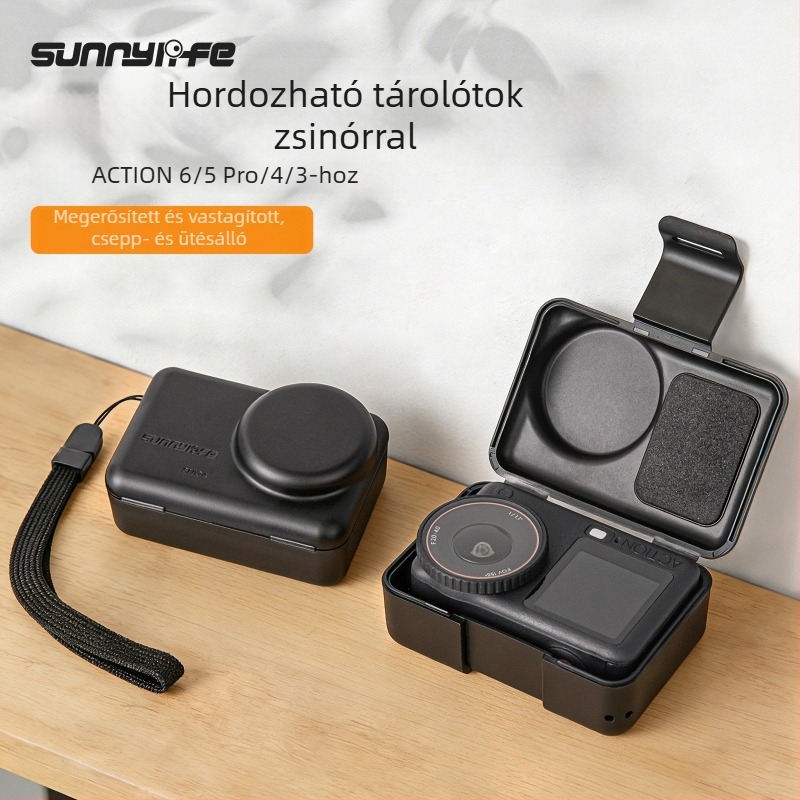 Sunnylife Action 6/5 Pro/4/3 tároló doboz ütés- és zuhanás elleni védelem, hordozható tároló kiegészítő