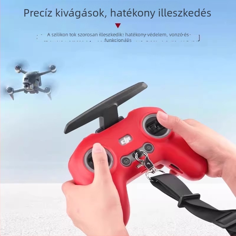 DJI Avata 2 távirányítóhoz készült szilikon védőfedél FPV, karcolásálló és kopásálló
