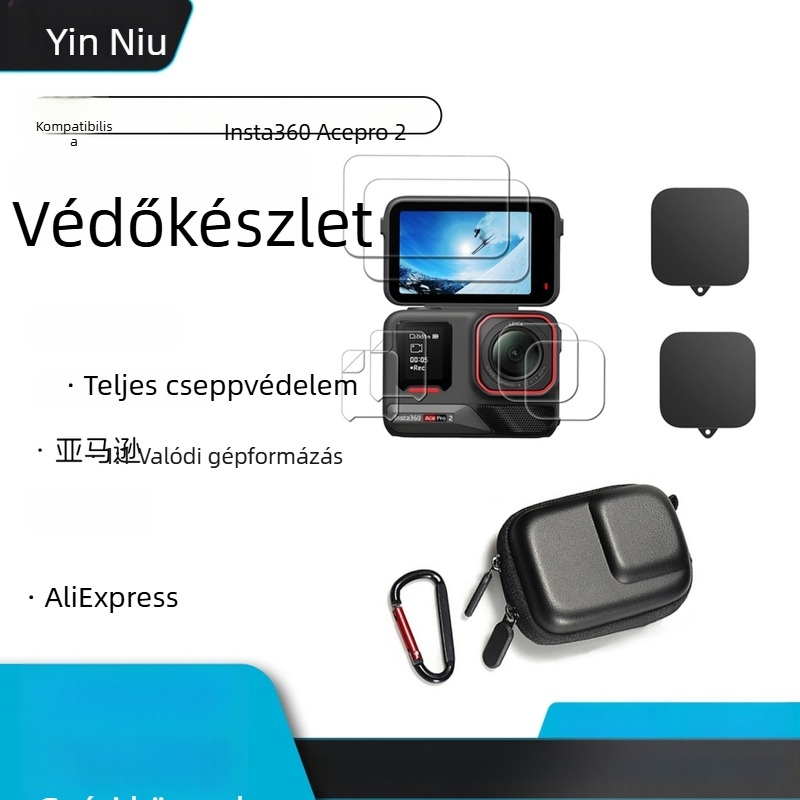 Insta360 Acepro2 védő készlet edzett üveg kijelzővédővel
