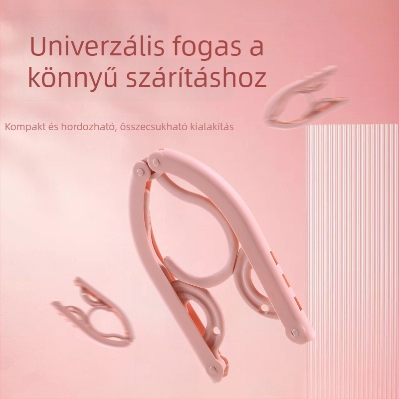 Utazási összecsukható ruhafogas, hordozható gardrób rendező otthonra, kollégiumba vagy útra