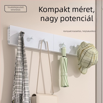 Erkélyre hajtogatható ruhaszárító, beltéri falra szerelt, modern minimalista stílus