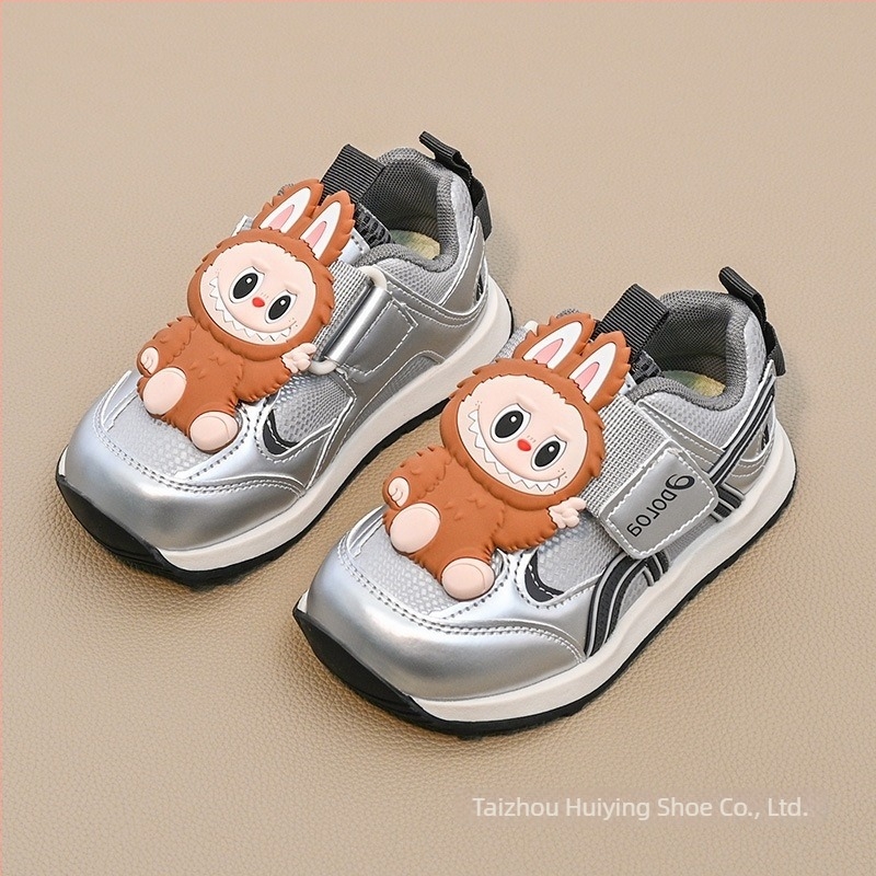 Textil felső részű gyerekcipők lányoknak, puha talppal, 2025 Forrest Gump inspirált dad shoe stílus, hercegnő őszi dizájn