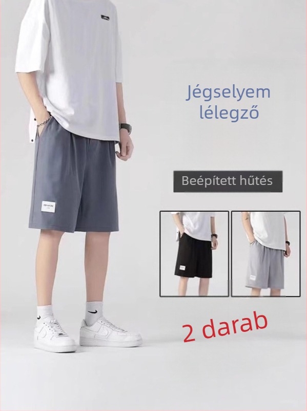 Férfi nyári gyorsan száradó rövidnadrág futáshoz és sporthoz