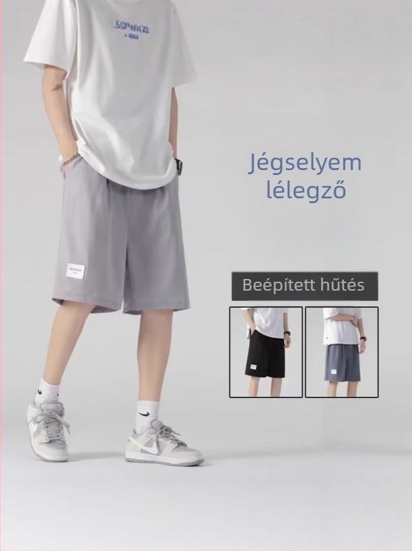 Férfi nyári gyorsan száradó rövidnadrág futáshoz és sporthoz
