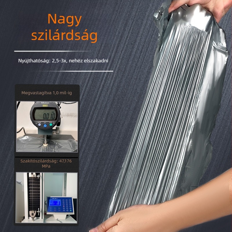 HDPE vastagított szemetes zacskók húzózsinórral, nagy méret, konyha és háztartás