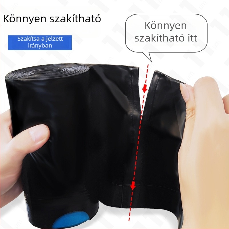 Nagy méretű, vastag szemeteszsák húzózsinórral, kereskedelmi használatra éttermekben, szállodákban és konyhákban