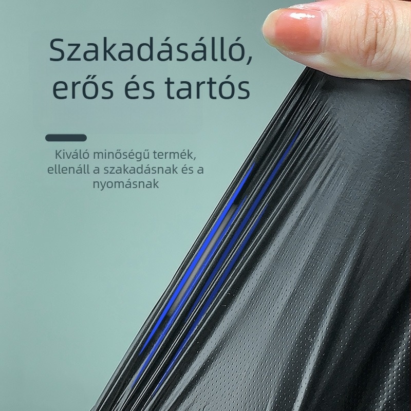 Kézben tartható, vastagított szemeteszacskók, nagy kapacitású, otthoni, konyhai és irodai használatra – gazdaságos csomag