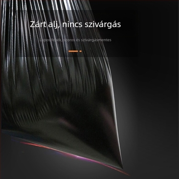 Jiecheng Nagy méretű szemeteszsák kereskedelmi felhasználásra, 100 x 110 cm, 50 db, megerősített, sík szájú