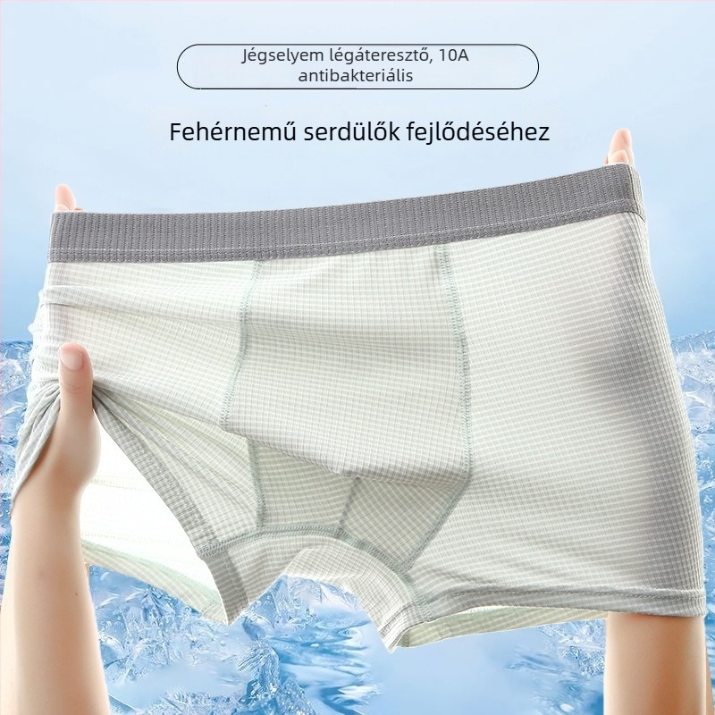 Lyocell ifjúsági alsónadrág, lélegző Ice Silk, hűsítő és antibakteriális