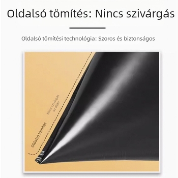Masszív zsinóros szemeteszsákok, nagy méretű, műanyag, konyhai és irodai használatra