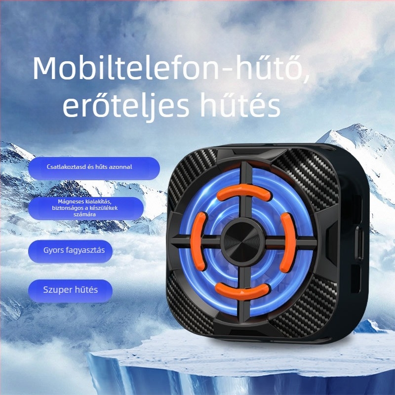 Arctic Space X79 Okostelefon-hűtő – jéghideg hőmérséklet-vezérlés, levegő-vezérelt félvezető hűtés, mágneses hűtés, okostelefonhoz és játékvezérlőkhöz