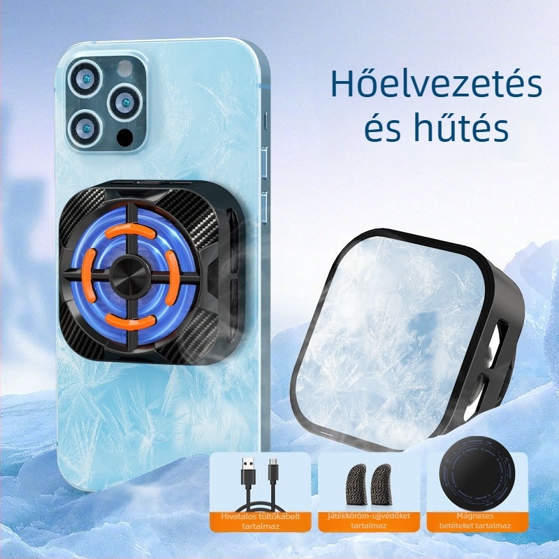 Arctic Space X79 Okostelefon-hűtő – jéghideg hőmérséklet-vezérlés, levegő-vezérelt félvezető hűtés, mágneses hűtés, okostelefonhoz és játékvezérlőkhöz