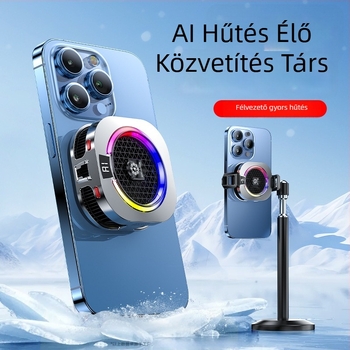 TH16 mágneses mobiltelefon-hűtő félvezető hűtőradiátorral, hátsó rögzítő klip játékokhoz