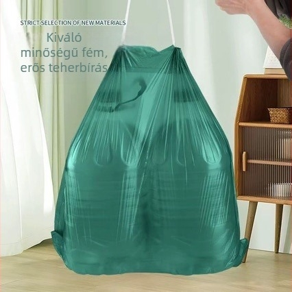 Zárható szemeteszsák virágos illattal, hordozható háztartási zacskók, extra vastag és strapabíró