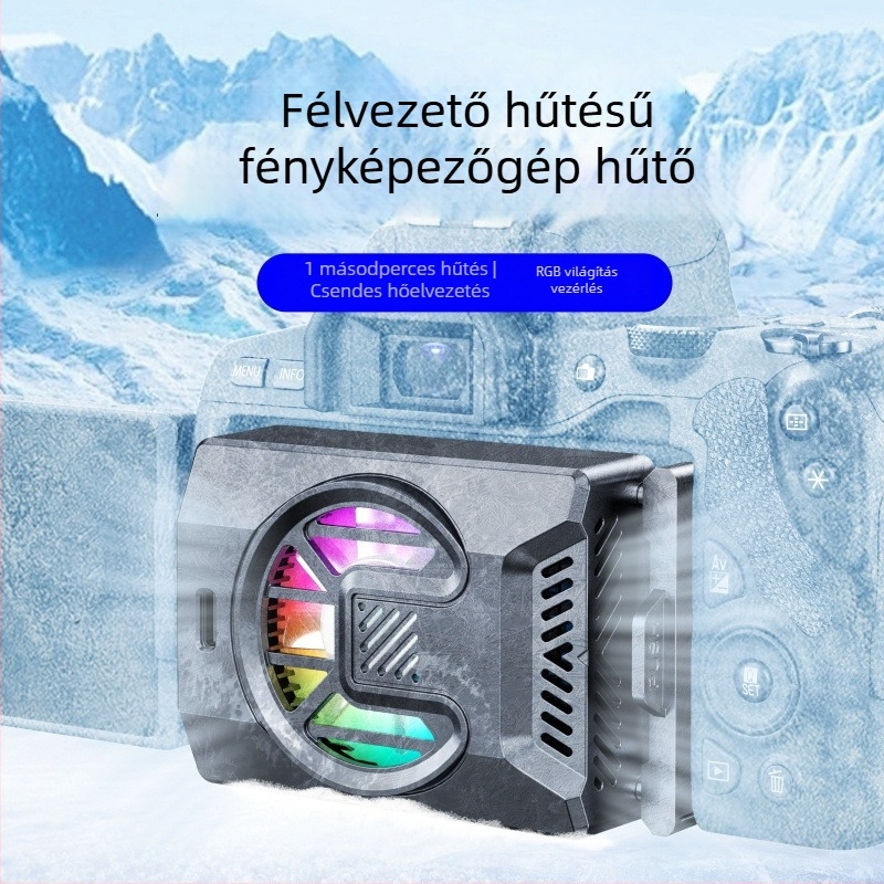 Félvezető kamera hűtőbordája Sony, Fujifilm, Canon tükör nélküli gépekhez