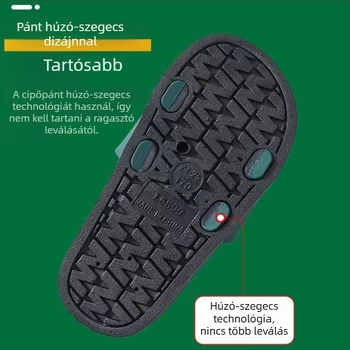 Gyerekeknek készült rajzfilmszerű exkavátor papucsok, 4–6 éveseknek