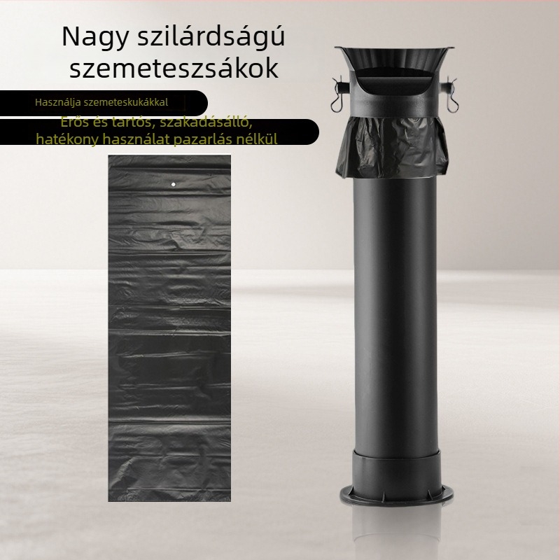 Sűrű fekete hosszú szemeteszsák kávézacc számára, nagy kapacitású a kávézó pulthoz