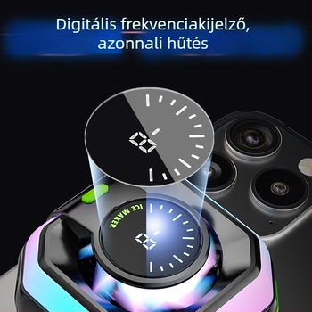 JS86 mobiltelefon hűtő félvezető hűtés, jégverziós modell, csendes játékhoz és élő közvetítéshez
