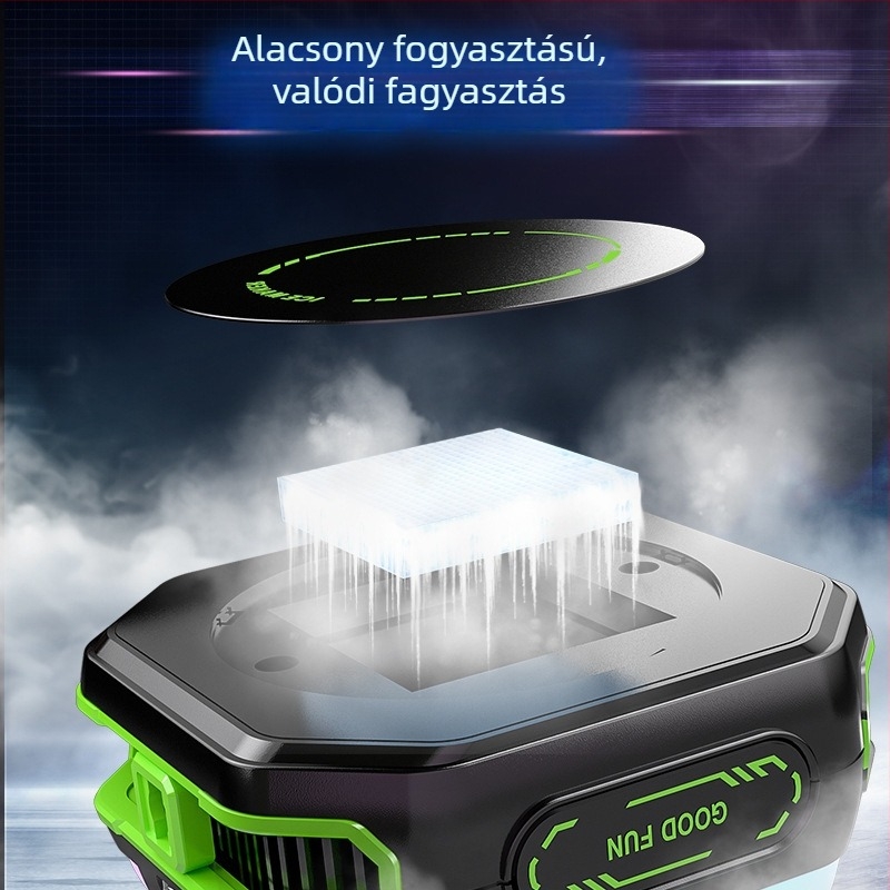 JS86 mobiltelefon hűtő félvezető hűtés, jégverziós modell, csendes játékhoz és élő közvetítéshez
