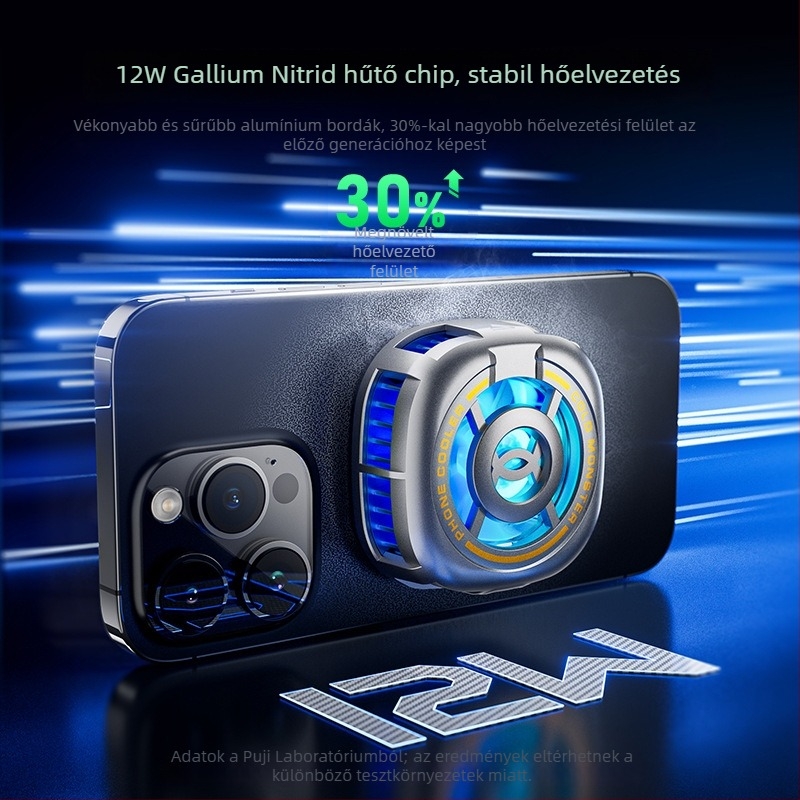 PLEXTONE Puji EX2 Ultra hordozható hátsó csipesz mágneses RGB félvezető hűtő radiátor