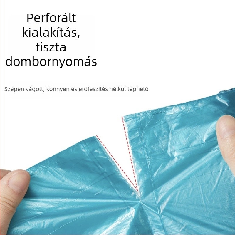 Vastagított háztartási szemeteszsák húzózsinórral – konyha, hálószoba, kollégium, egyszer használatos