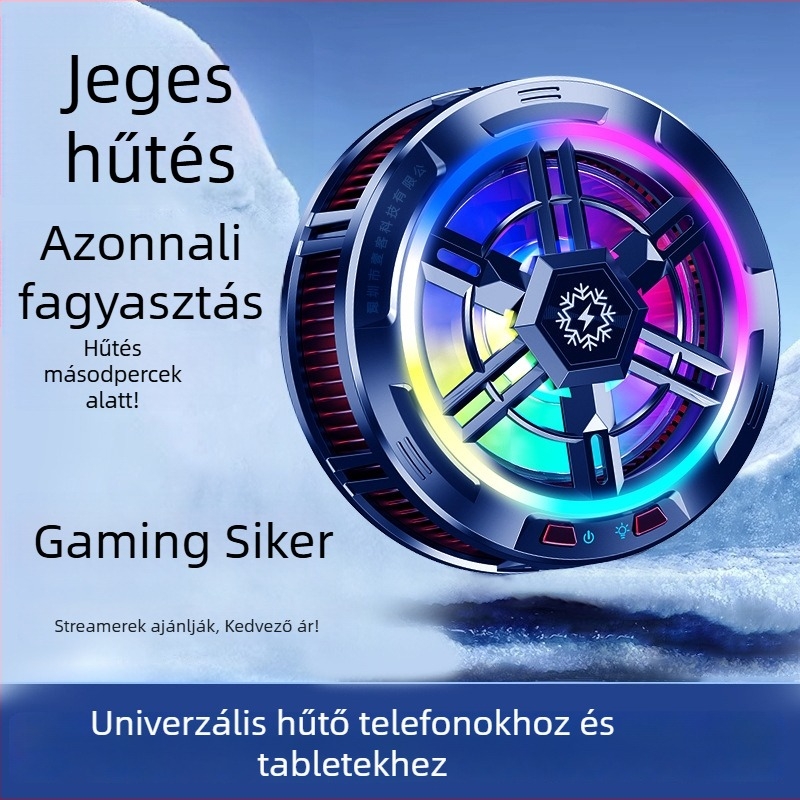 X100 félvezető hűtő mágneses hátlapi clip mobiltelefonokhoz és táblagépekhez