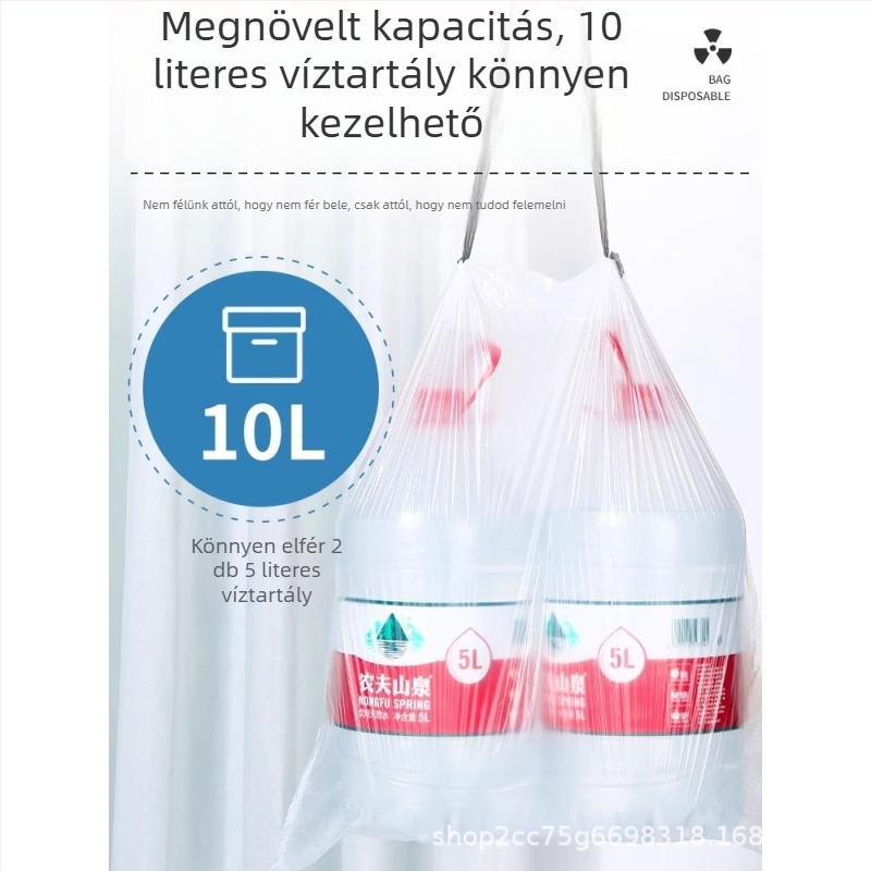 One Sail háztartási vastagított húzószemeteszsák, arany kiadás, nagy méret, 60 darabos csomag