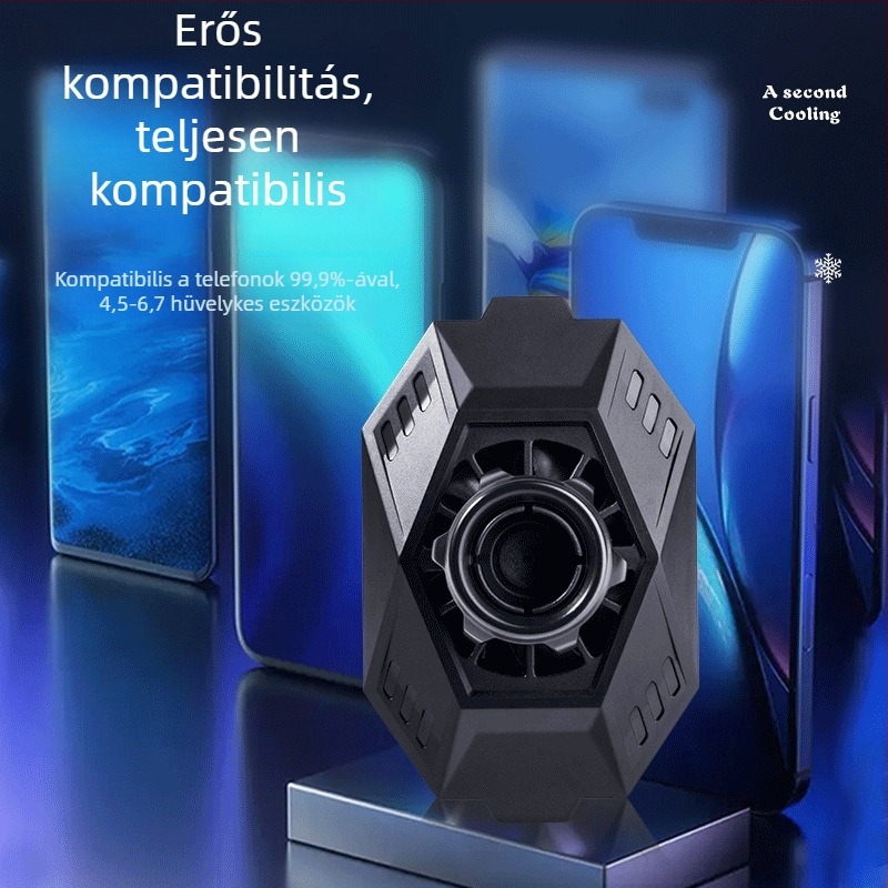 Fu Xin M10 Telefonhűtő félvezetős hűtéssel és állvánnyal minden telefonhoz