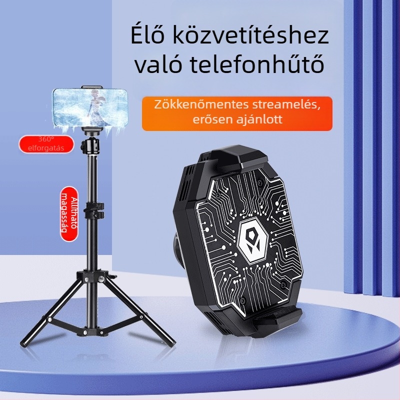Fu Xin M10 Telefonhűtő félvezetős hűtéssel és állvánnyal minden telefonhoz