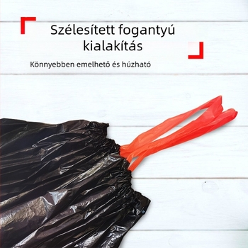 Konyhai vastagított szemeteszsákok, nagy méret, tekercses csomagolás, húzózár