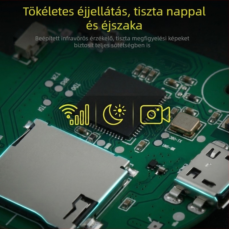 A9 hálózati kamera – kamera alaplap PCBA tervezéssel és testreszabott áramkörlap, beltéri, 1080P, 3.6 mm objektív