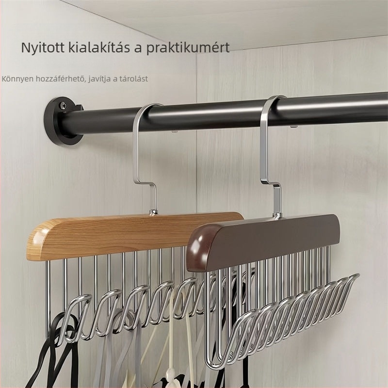 8 darabos ruhafogas tároló – kravaták, alsóneműk és sálak számára, modern minimalist dizájn