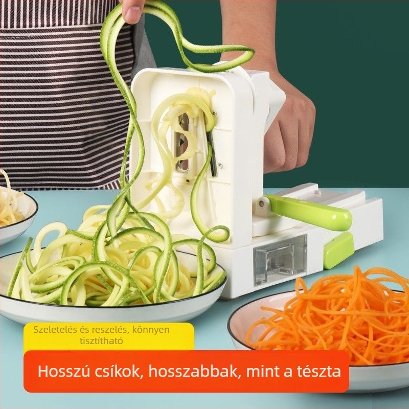 Kézi tekerős forgó reszelő krumplira és zöldségekre — multifunkciós zöldségvágó
