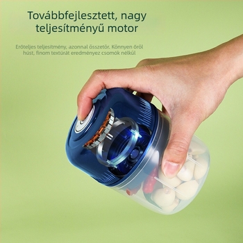 Többcélú elektromos fokhagyma prés és mini fokhagyma pasztakészítő otthoni használatra