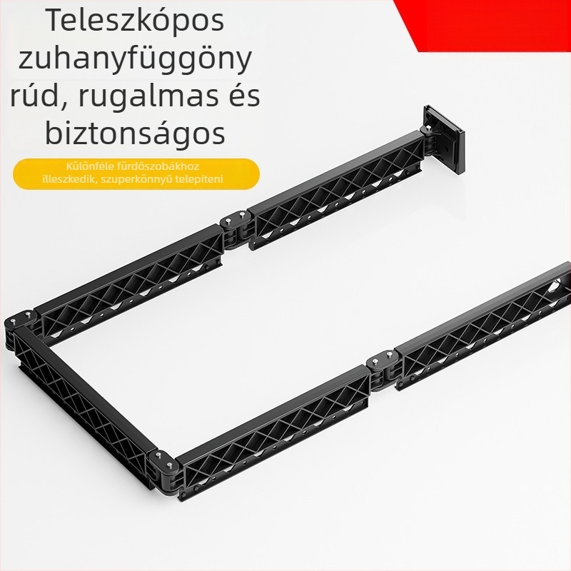 Láthatatlan rejtett falra szerelhető ruhaszárító, kihúzható, belső és külső használatra, fúrás nélkül, fürdőszobához és erkélyhez