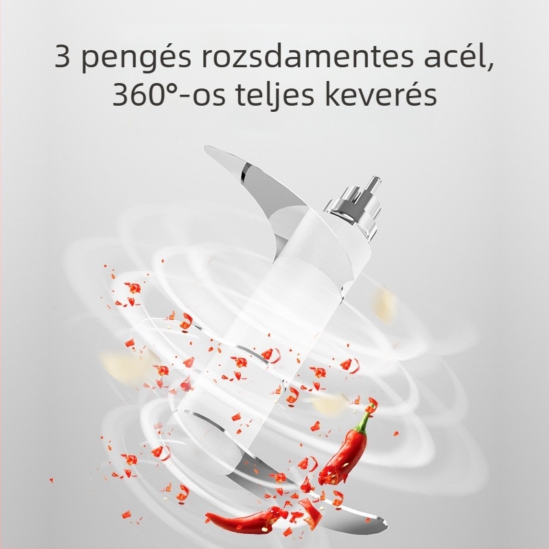 Moving Elektromos fokhagyma sajtoló és aprító három pengével