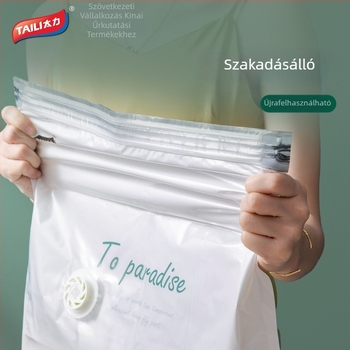 Taili háromdimenziós tömörítő tárolózsák ruhákhoz és takarókhoz, pumpa nélkül, vákuumzsák