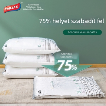 Taili háromdimenziós tömörítő tárolózsák ruhákhoz és takarókhoz, pumpa nélkül, vákuumzsák
