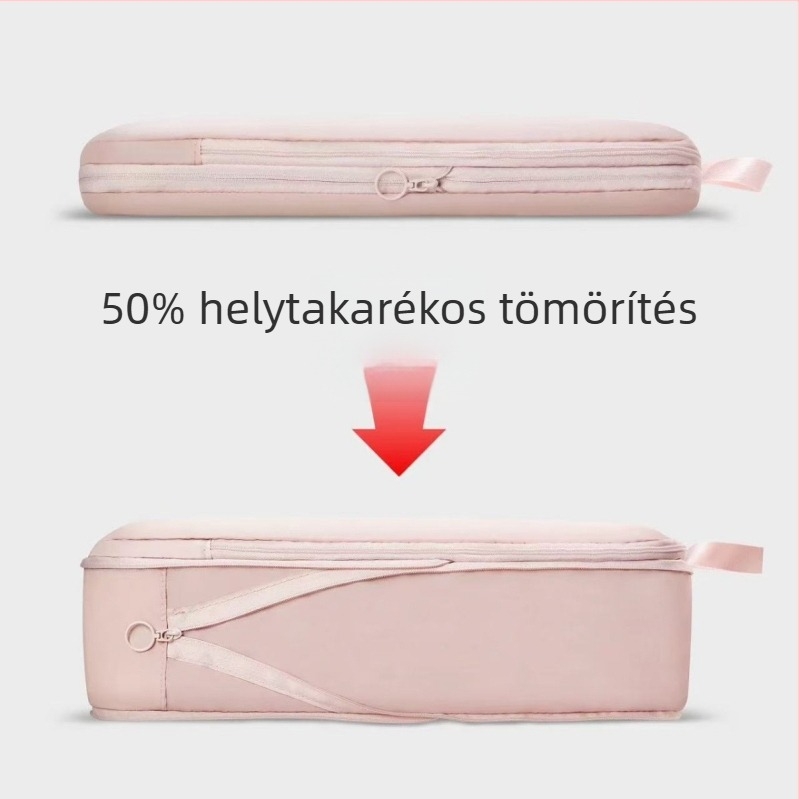 Utazási ruhatároló táska, rendező táska, csomagoló táska, hordozható bőrönd rendező, nagy táska, tömörítő típus