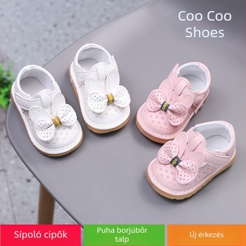 Puhatalpú babacipő 12–36 hónap, csúszásmentes talppal, Velcro-záras