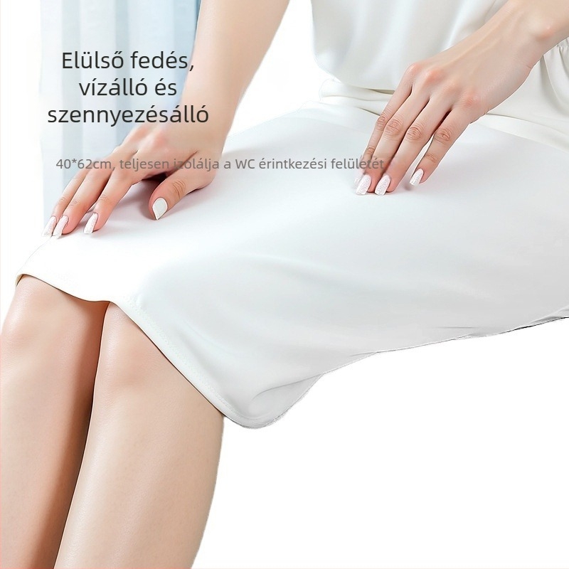 Leaf Selection Deyou egyszer használatos, sterilizált WC-ülőke fedők, egyedi csomagolásban, vastagított kivitel, teljes lefedettség, szállodai használatra
