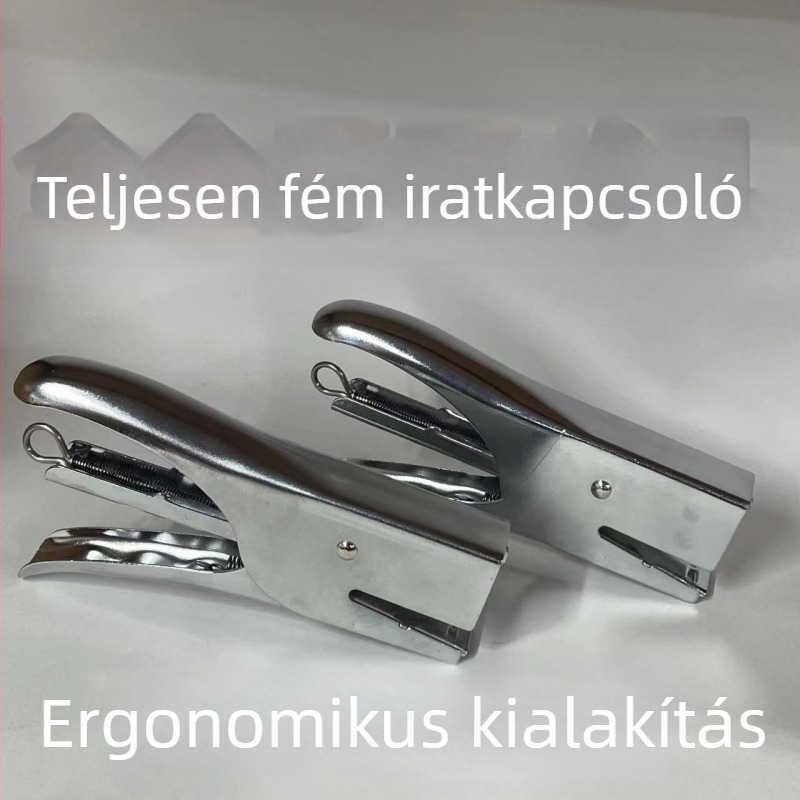 Kézi fém tűzőgép — tartós, könnyű, iskolai és irodai használatra