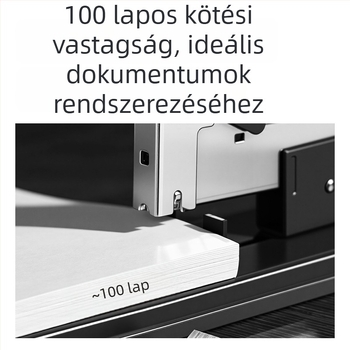 Deli Nagy Teherbírású Tűzőgép 100 Oldalhoz