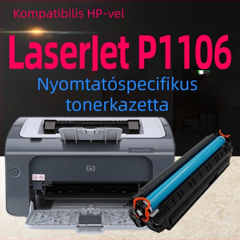 HP LaserJet Pro P1106 tonerkazetta, kompatibil HP1106 nyomtatóval, tölthető