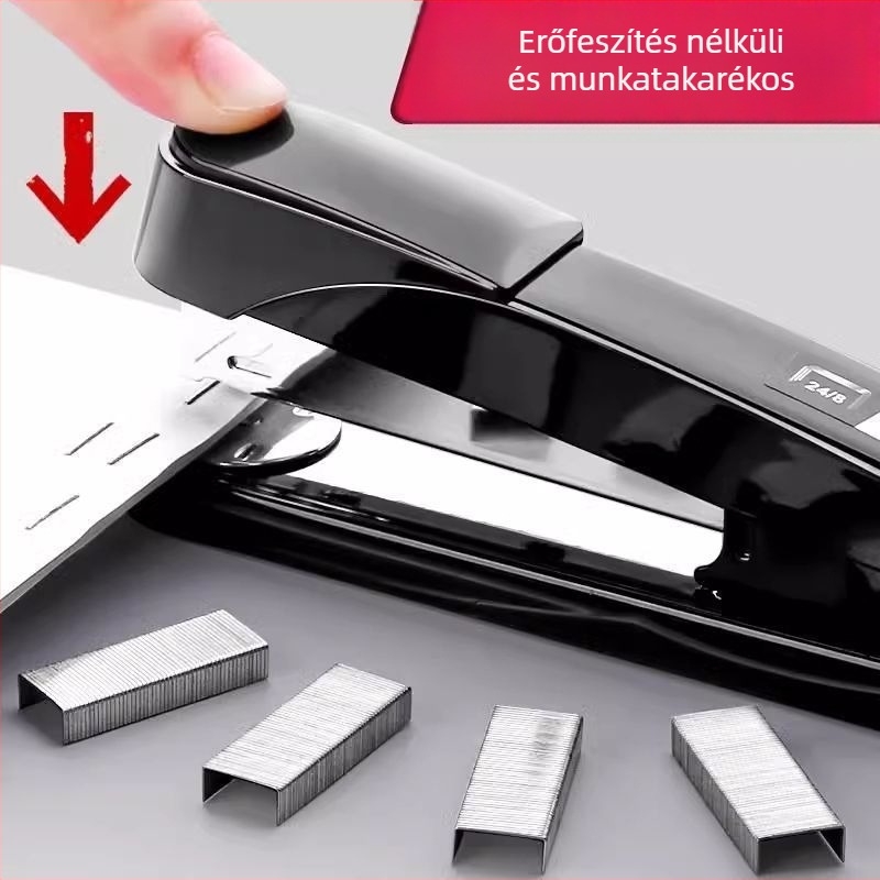 Diákoknak szóló tűzőgép, nagy méret, tartós, No. 12, többfunkciós irodai eszköz