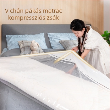 Storage Doctor latex matrac vákuum-kompressziós zsák – extránagy méretű költöztetéshez és paplanokkal, kanapé párnákkal való tároláshoz