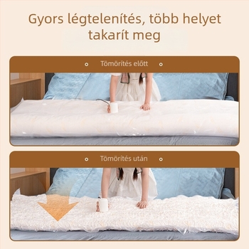 Storage Doctor latex matrac vákuum-kompressziós zsák – extránagy méretű költöztetéshez és paplanokkal, kanapé párnákkal való tároláshoz
