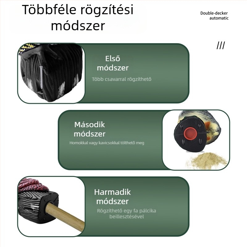 Kültéri használatra tervezett szimulált műanyag bagoly – díszfigura a madarak és egerek távol tartásához