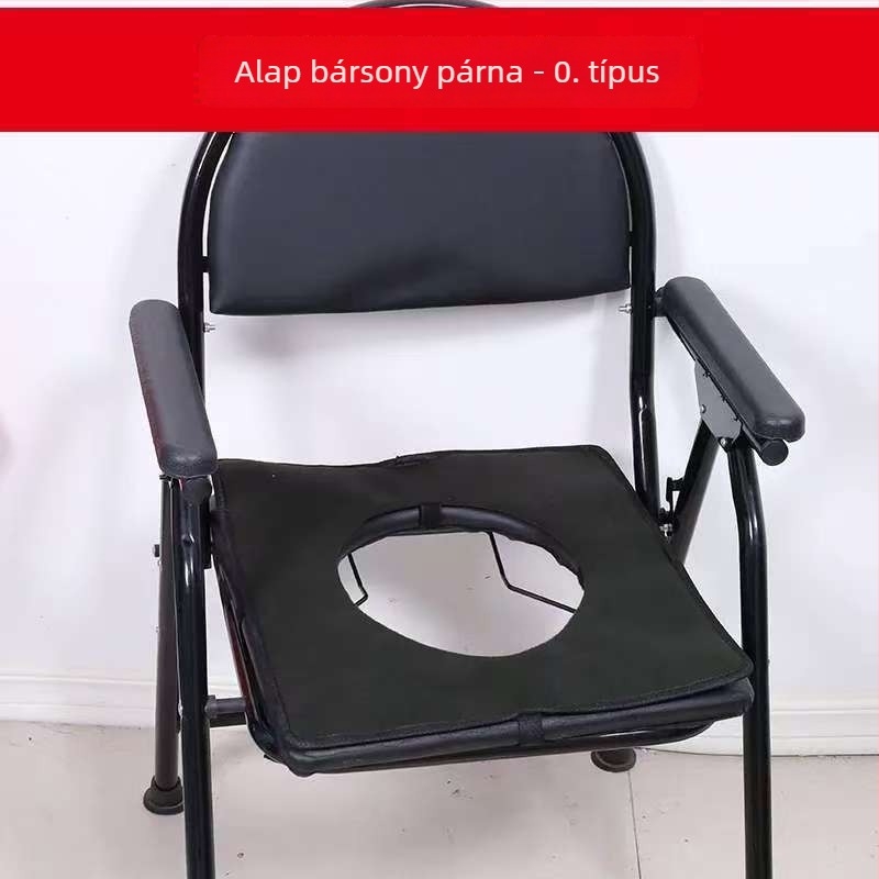 Leválasztható ülőpárna WC székhez és kerekesszékhez, plüss anyagból, habszivacs töltéssel, kényelmes hosszú üléstartamhoz, idős és várandós felhasználóknak