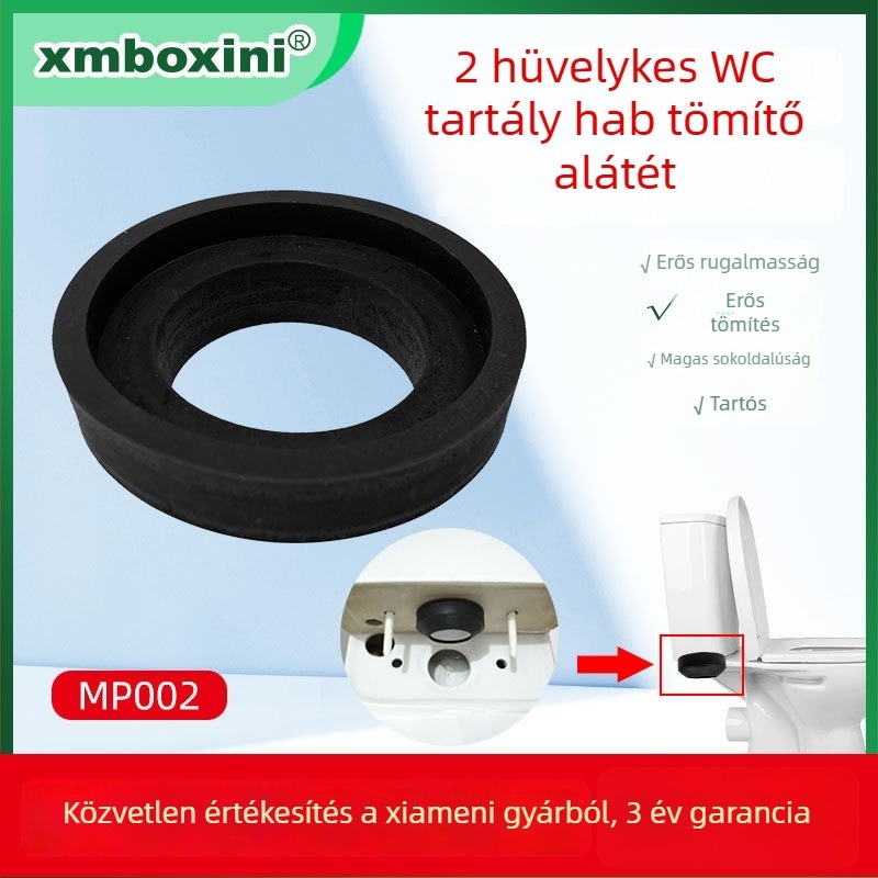 Sűrített 2 hüvelykes osztott WC-tartály habos tömítőpárna és gyűrű